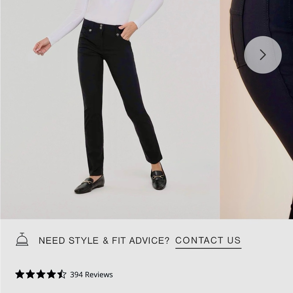 Anatomie Black Designer Trousers